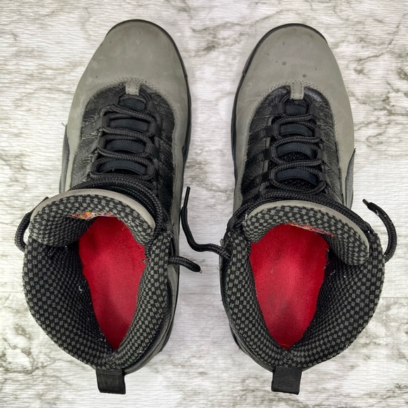 Nike Air Jordan X 10 Retro Shadow [2018] 310805-002 Dark Black Grey Size 11.5 - Picture 4 of 9